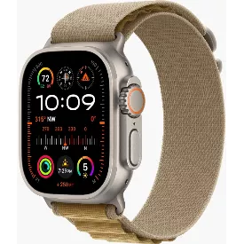 Смарт-часы Apple Watch Ultra 2 2024 49 мм, Natural Titanium Case with Tan Alpine Loop - L