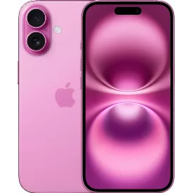 Смартфон Apple iPhone 16, 256 Гб, Dual nano SIM + eSIM, Pink