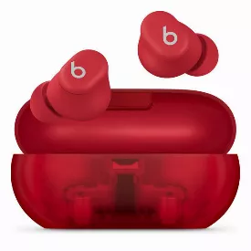 Беспроводные наушники Beats Solo Buds, Transparent Red, Red, красный