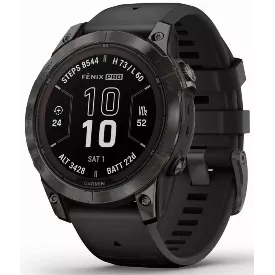Умные часы Garmin Fenix 7X Pro Sapphire Solar Edition, черный (0100277801)