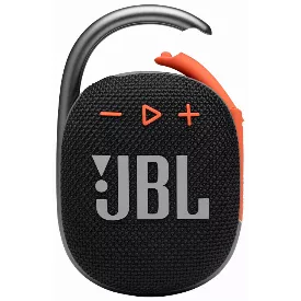 Портативная акустика JBL Clip 4, черный/, Orange, оранжевый