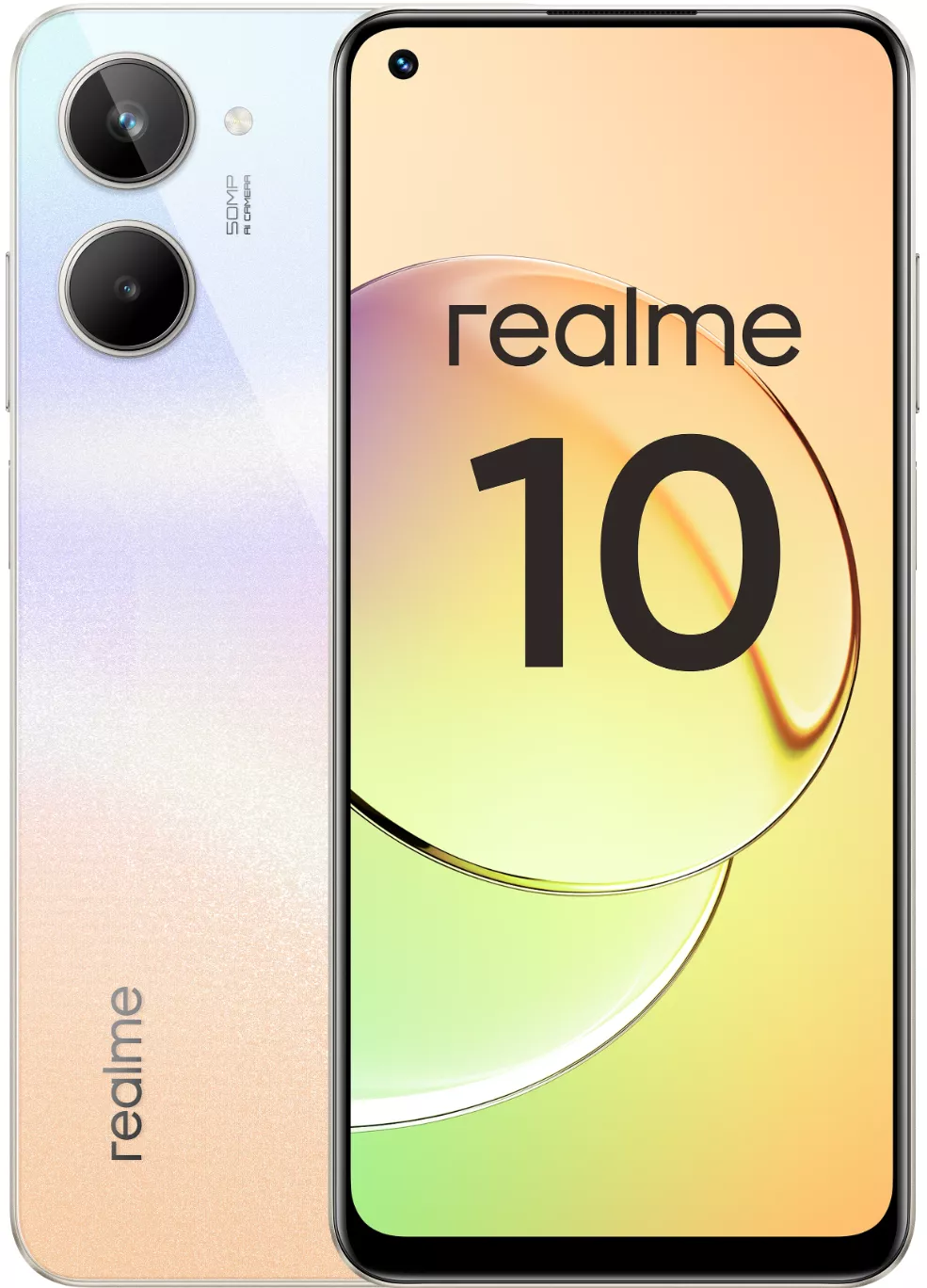 Смартфон Realme 10, 8.256 Гб, белый