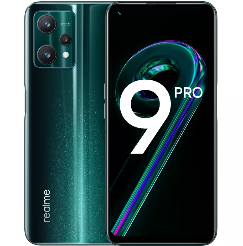 Смартфон Realme 9 Pro 5G, 8.128 Гб Global, Dual SIM (nano-SIM), зеленый