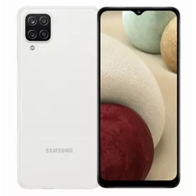Смартфон Samsung Galaxy A12, 2.32 Гб, Dual SIM (nano-SIM), белый