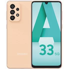 Смартфон Samsung Galaxy A33 5G, 6.128 Гб, Dual SIM (nano-SIM), персиковый