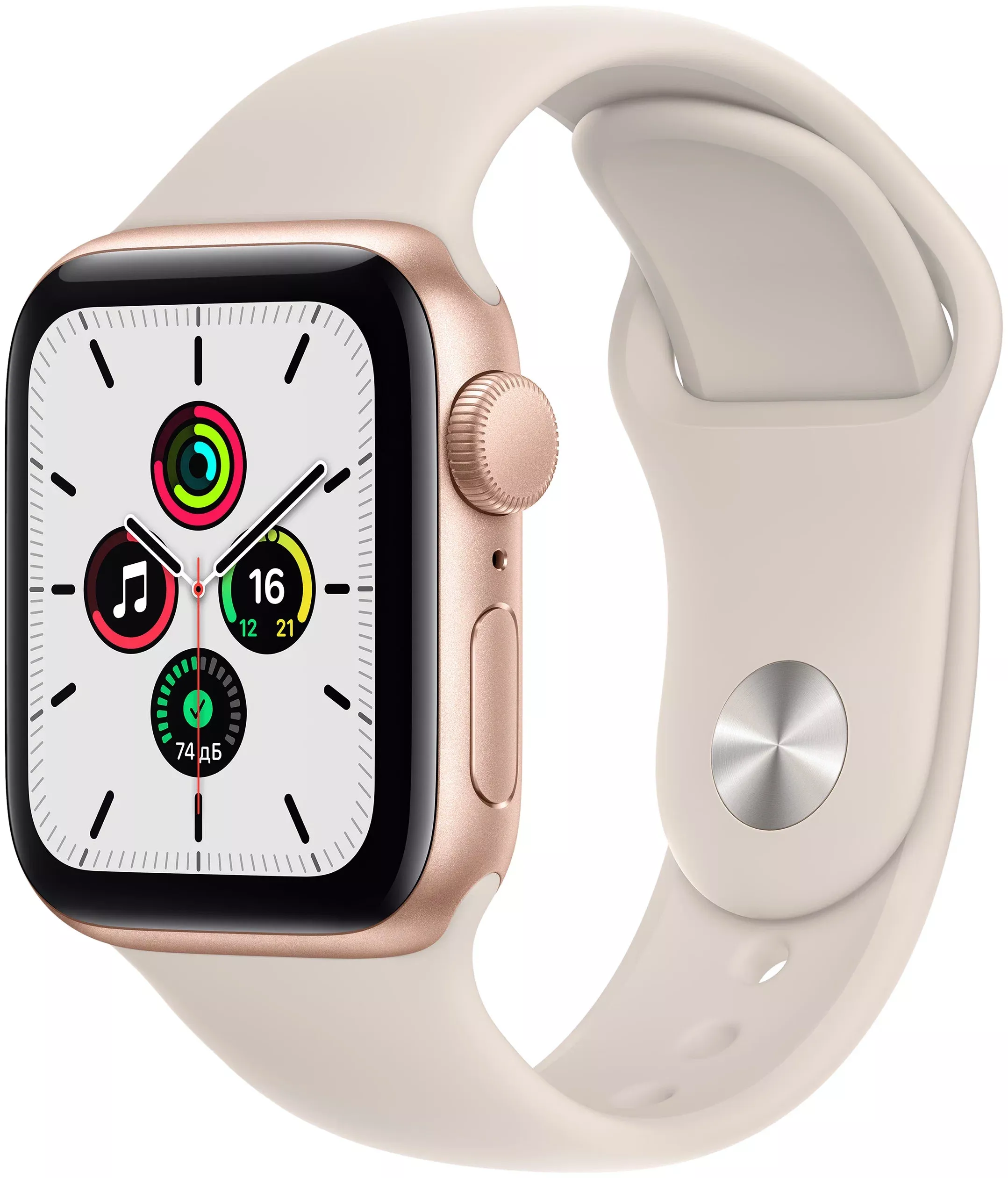 Смарт-часы Apple Watch SE GPS 44 мм, золотой