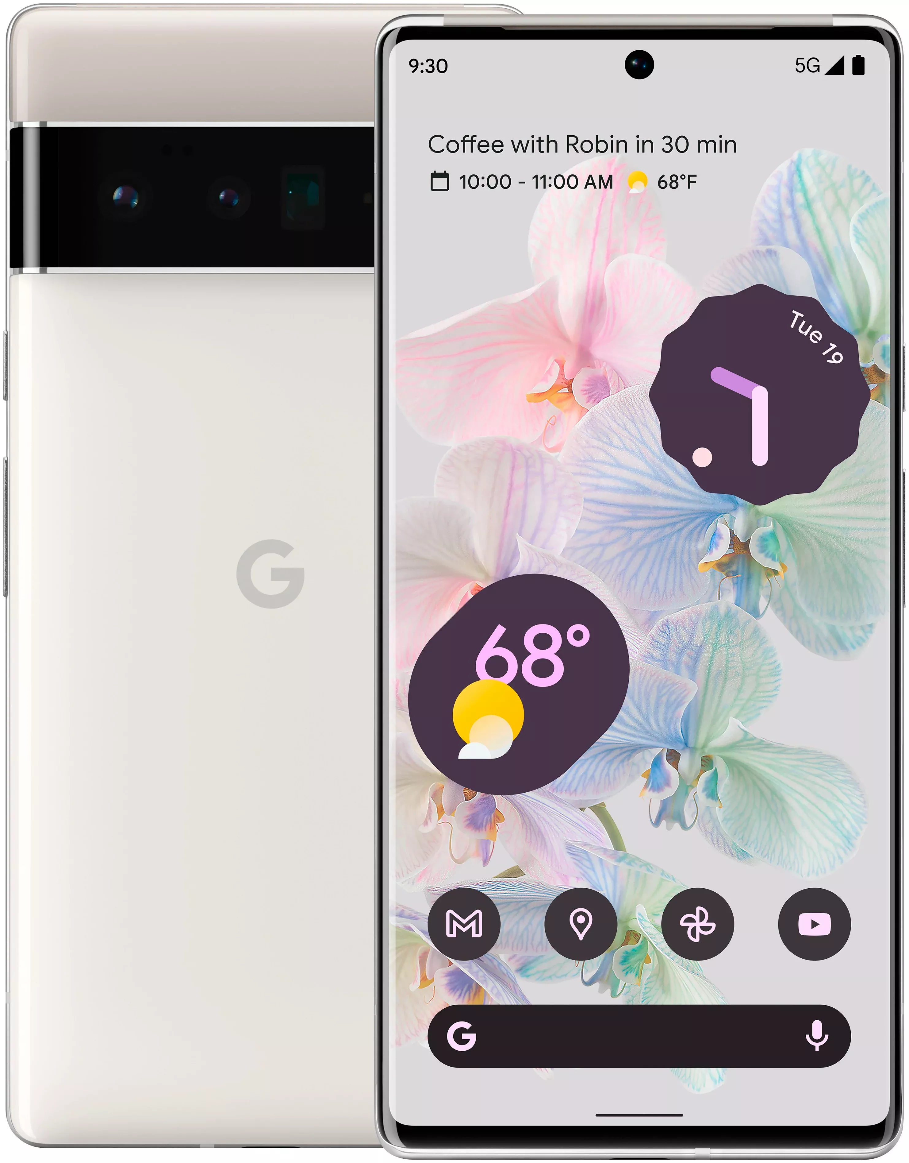 Смартфон Google Pixel 6 Pro 12/512 ГБ JP, nano SIM+eSIM, cloudy white