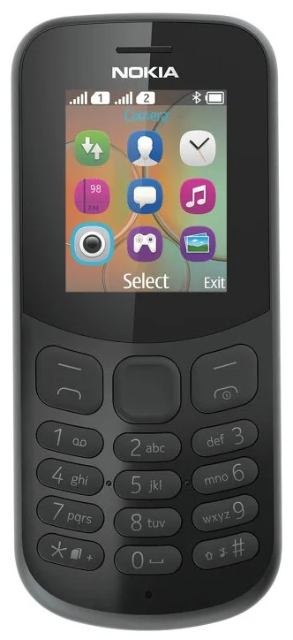 Телефон Nokia 130, черный