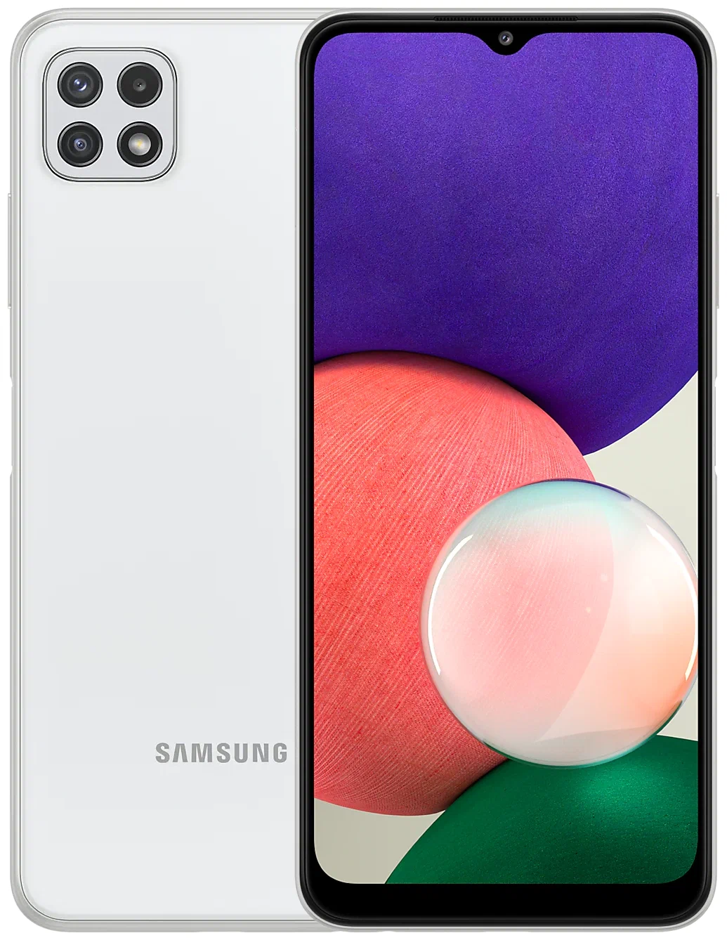 Смартфон Samsung Galaxy A22s 128 Гб, белый