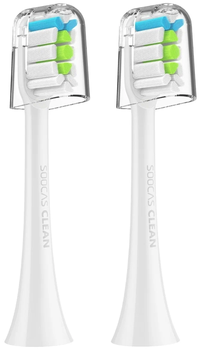 Сменные насадки для электрических зубных щеток Soocas V1/X1/X3/X3U/X5, белый