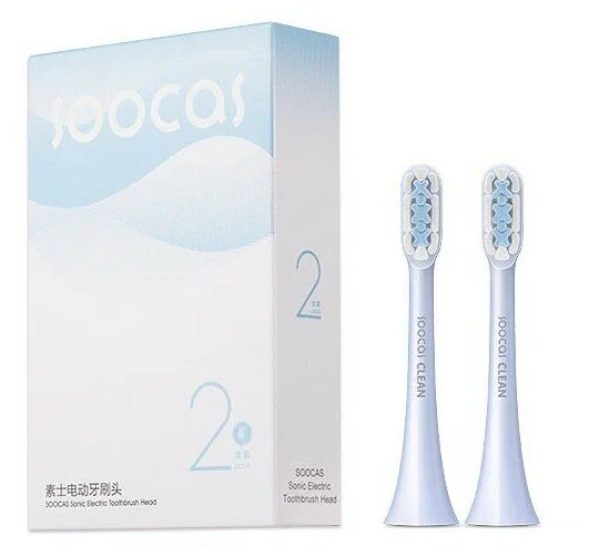 Сменные насадки для зубных щеток Soocas X3 Pro, голубой