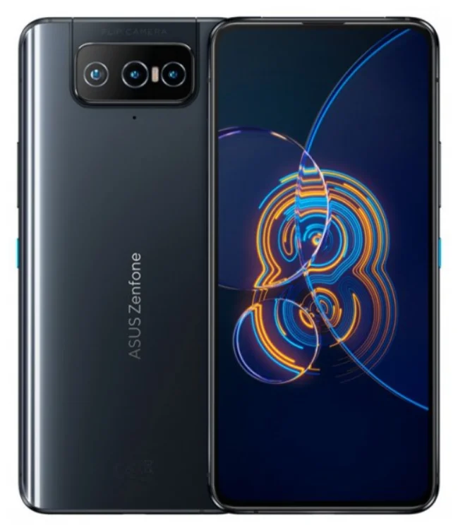 Смартфон Asus Zenfone 8 Flip ZS672KS, 8.128 Гб, Dual nano SIM, Galactic Black