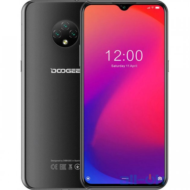 Смартфон Doogee X95 Pro, 4.32 Гб, черный