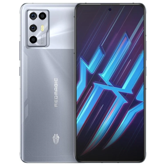 Смартфон ZTE Nubia RedMagic 6R, 12.256 Гб, серебристый