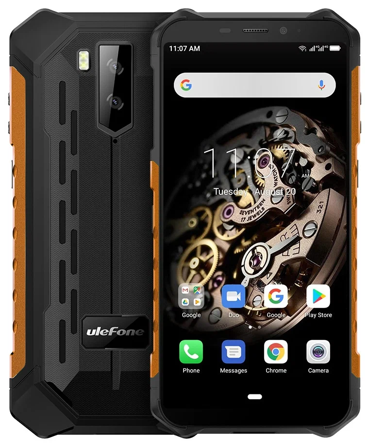 Смартфон Ulefone Armor X5, 3.32 Гб, оранжевый