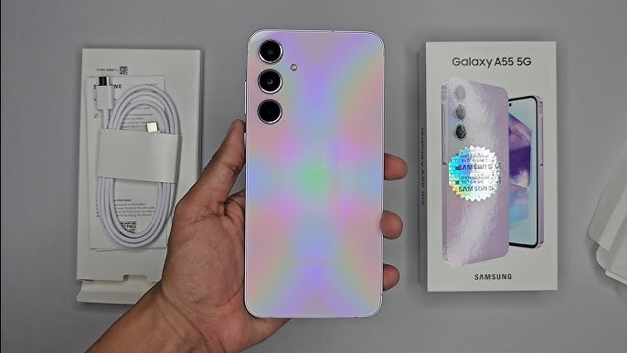 Обзор на модный смартфон Samsung Galaxy A55