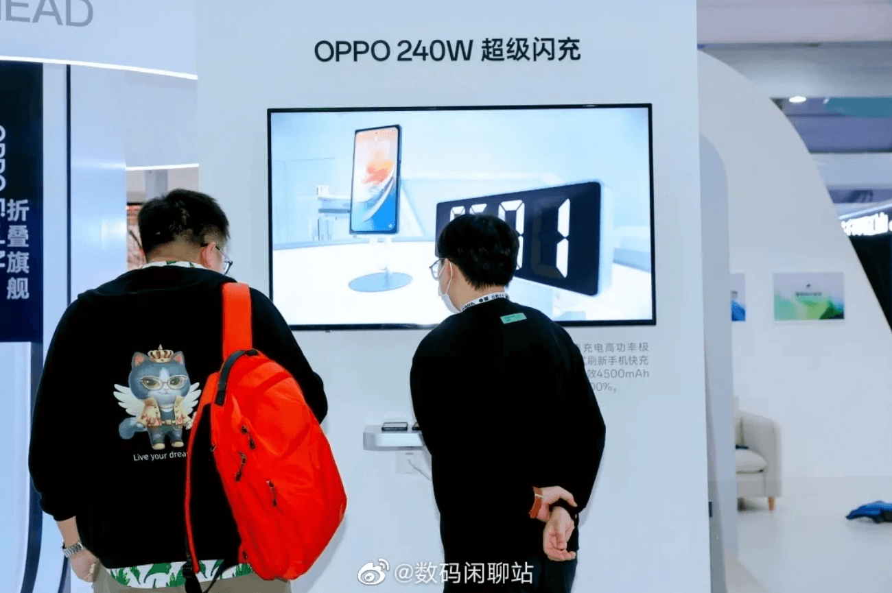 Oppo готовит к запуску технологию быстрой зарядки мощностью 240 Вт